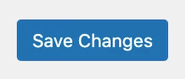 WordPress Save Changes Button