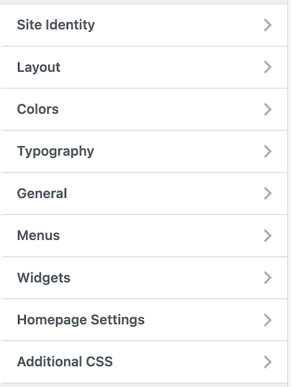 WordPress Theme Options