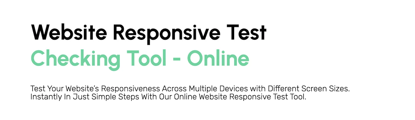 Website Responsive Test Checking Tool – Online