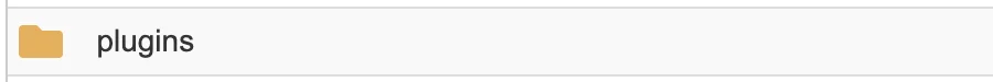 plugins folder in cpanel (file manager)