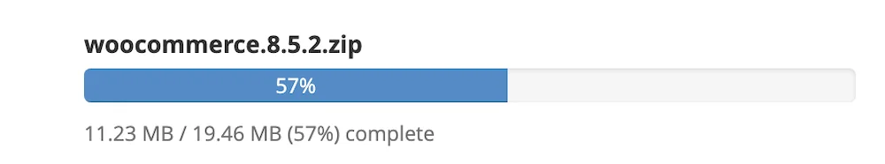 uploading woocommerce wordpress plugin via file manager (cpanel)