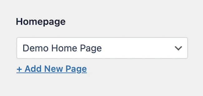 WordPress Homepage Set to Show Static Home Page