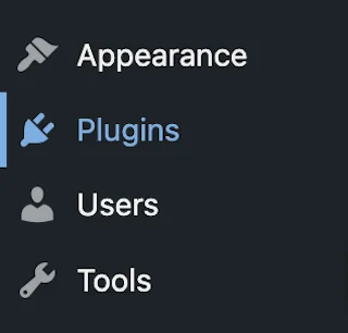 WordPress Plugins (Dashboard Menu Link)