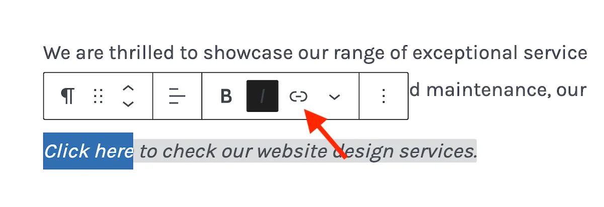 Highlighting Anchor Link Text in WordPress + Chain Link Icon.