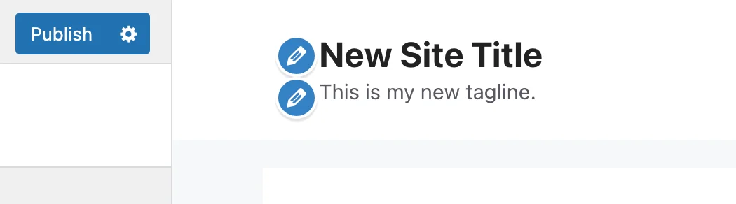 Updated WordPress Tagline