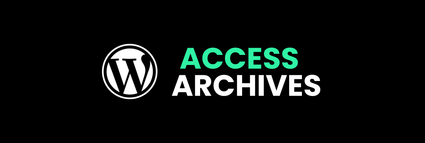 How To Access Archive Pages in WordPress (Posts Pages)